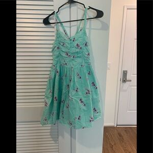 Cherokee Mint Green Flowers Dress Size 14/16